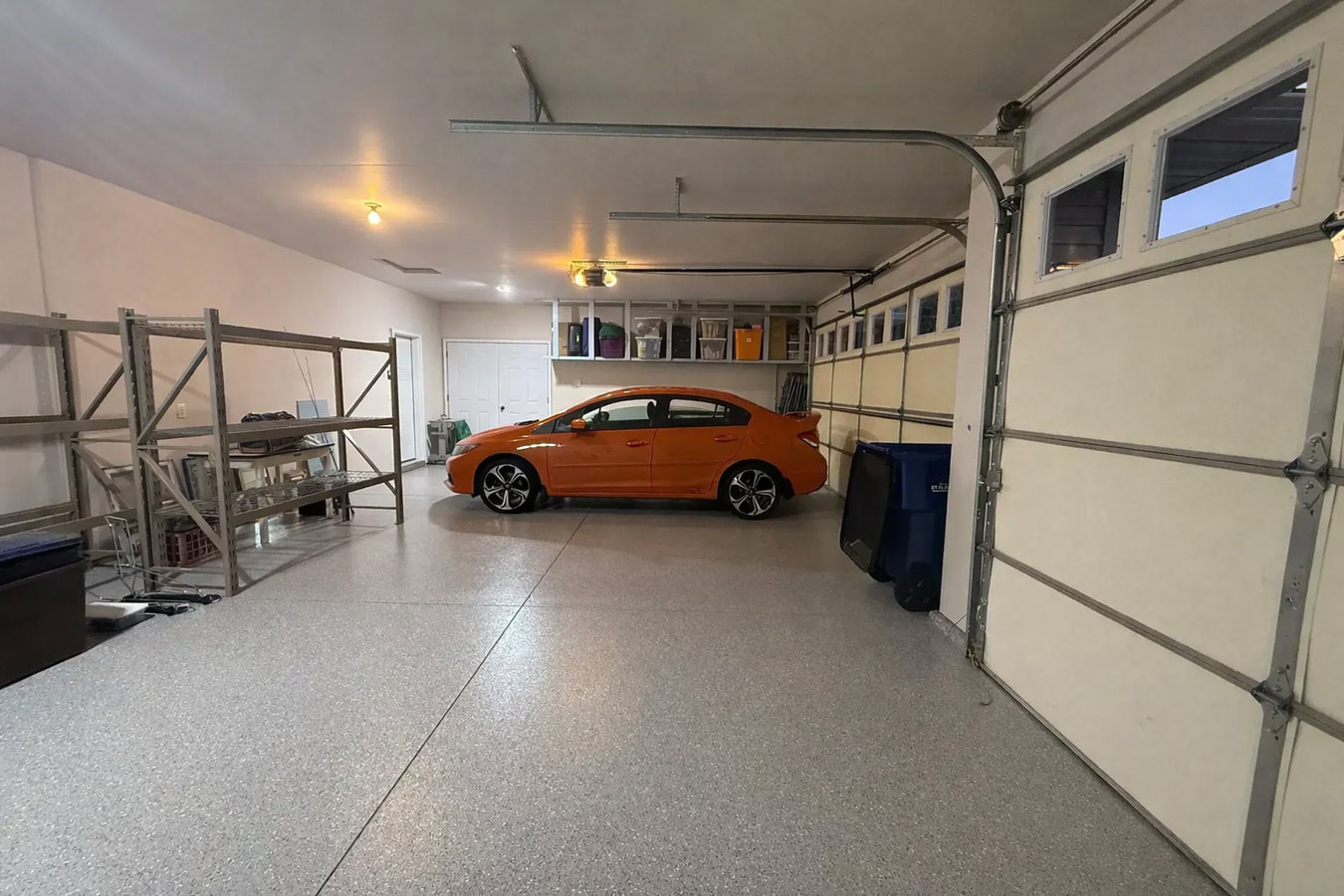 Garage floor concrete